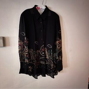 Milano Moda Black Shirt